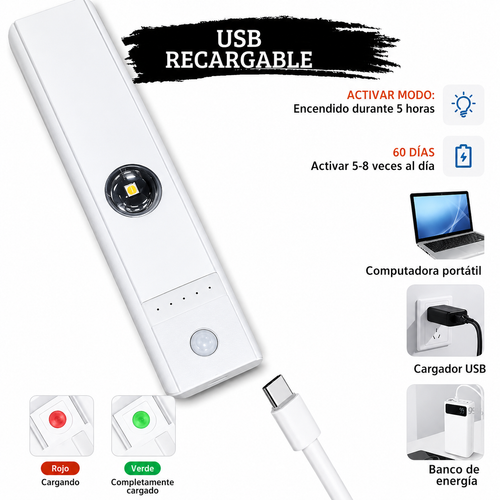 Lampara Led Con Sensor de 40cm